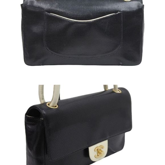 Chanel Cocomark Punching Shoulder Bag Bicolor - Picture 3 of 4